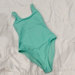 Teal Turquoise Gymshark One Piece Swimsuit